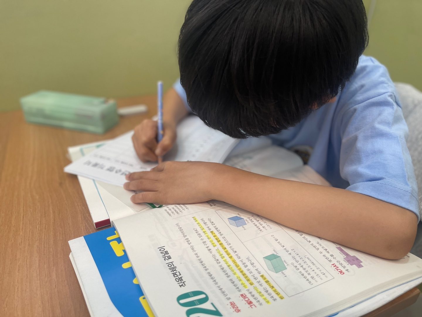 기록지 작성 모습